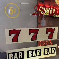 1963 Flamingo casino slot machine.