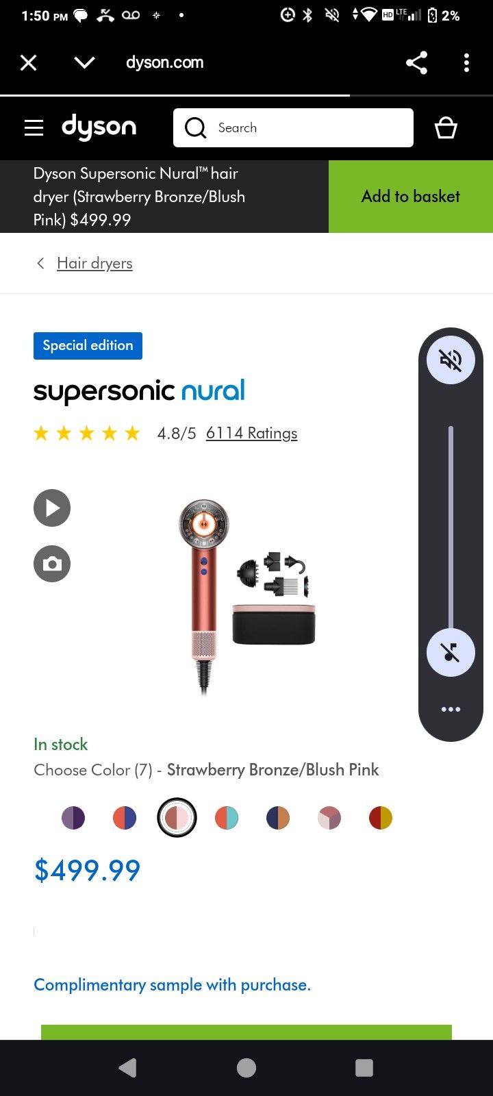 Dyson Supersonic Nural Special Edition