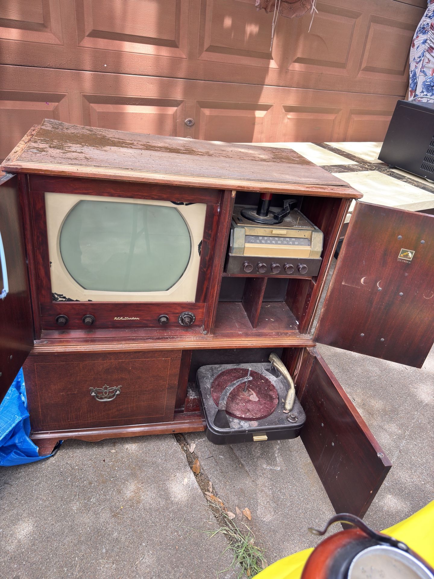 Antique TV Console