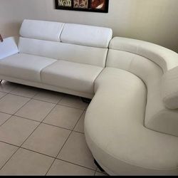 White Sectional For Living Room
