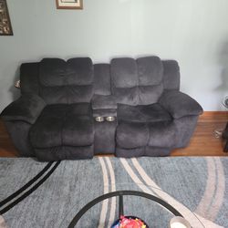 Love Seat And Couch - Overstuffed, Reclining Franklin Brand