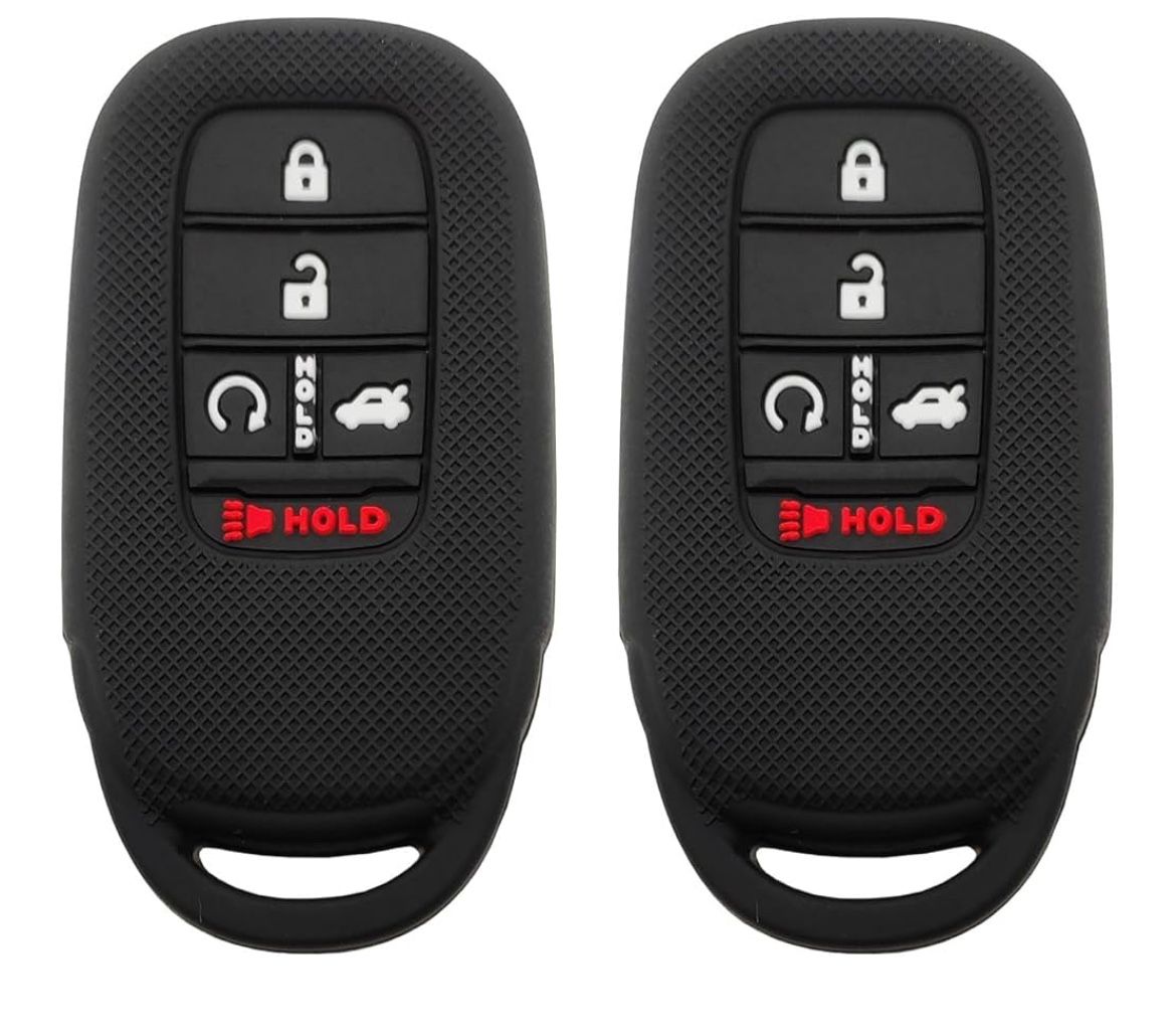 2pcs Silicone Protector Key Fob Cover Case(70D)
