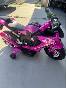 Kids Barbie motorcycle