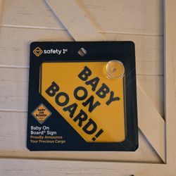 Baby On Board Car Sign 