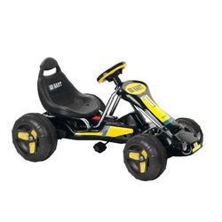 Lenoxx GK229 Children's Pedal GO-Kart. 
Features:
It is pedal-powered, requiring no batteries or charging.
The go-kart has a strong steel frame for du