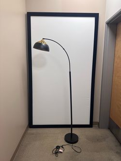 Arc Floor Lamp Black and Gold– New in Box