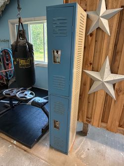 Large metal locker