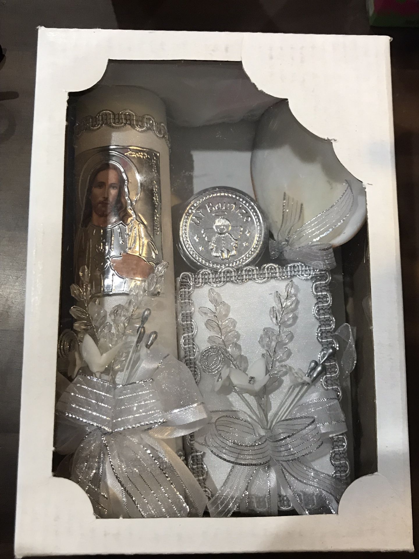4 Piece Bautizo/baptism set