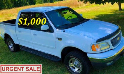 🟢💲1,OOO Up For sale urgent 2OO2 Ford F-150 XLT New battery, tires in good condition 🟢