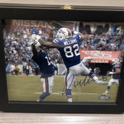 Duke Williams #82 Buffalo Bills Signed 8X10 Photo NFL Autographed Authentic