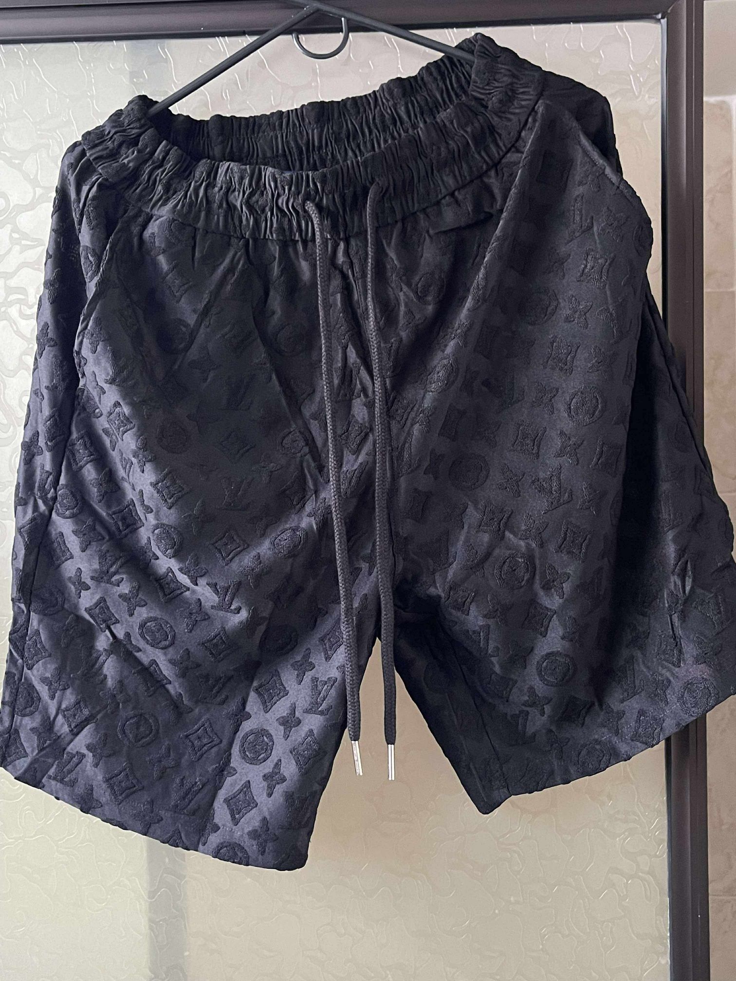 Graphic Jacquard Knitted Shorts
