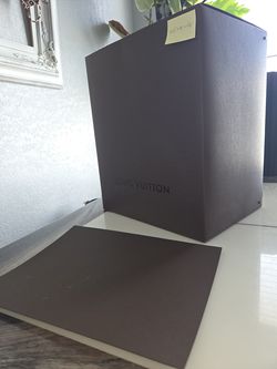 Authentic Louis Vuitton Rich Brown Storage Box