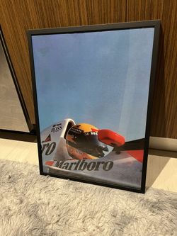 Vintage Formula 1 Senna Poster 18x24in