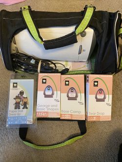 Cricut Cutting Machine , Carrying Bag, 4 Cartridges 1 brand new 