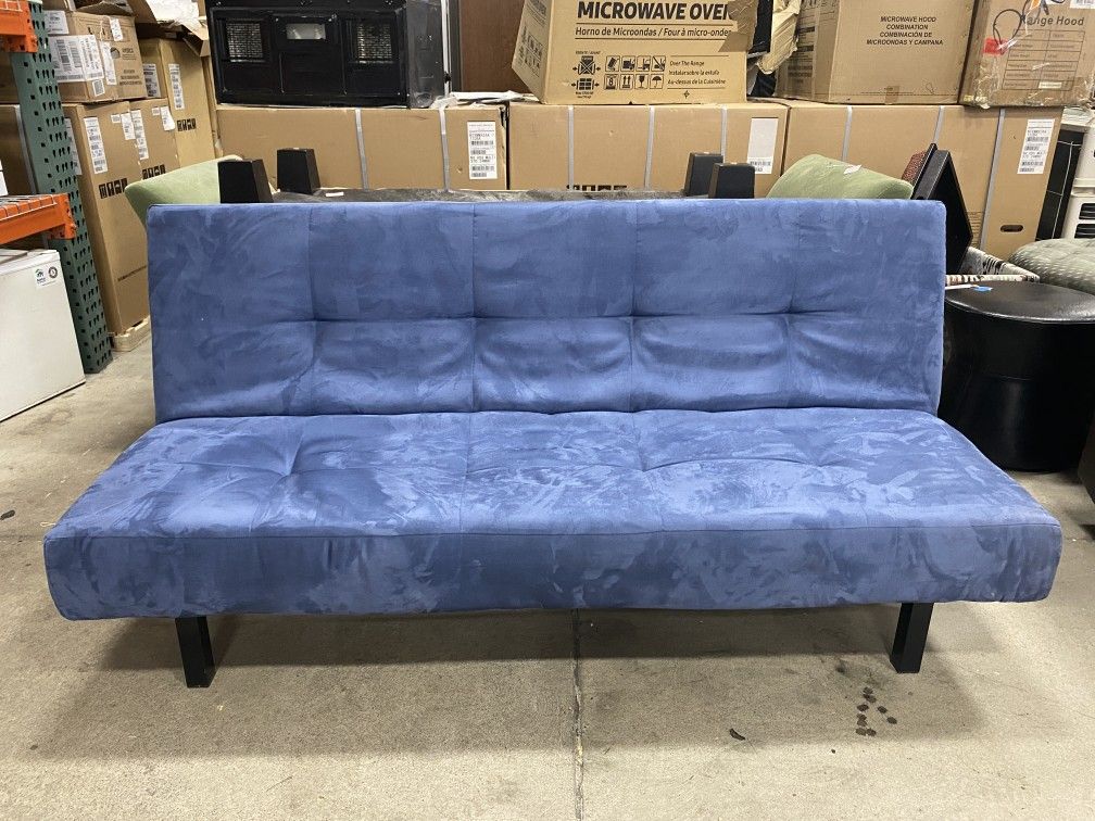 IKEA Steel Blue Minimalist Futon