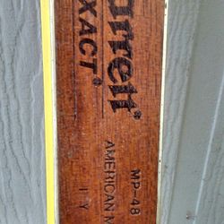 Vintage Starrett Exact Mahogany Level.