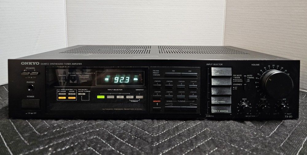 Vintage Onkyo TX-80 Stereo Receiver Amplifier