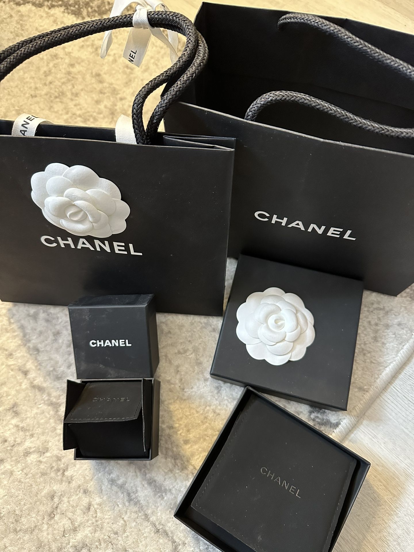 Chanel jewelry gift box set