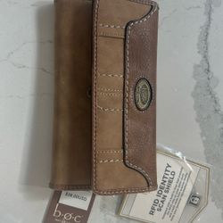 B.O.C Leather/suade Wallet