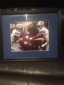 Dallas Cowboys Matted picture.