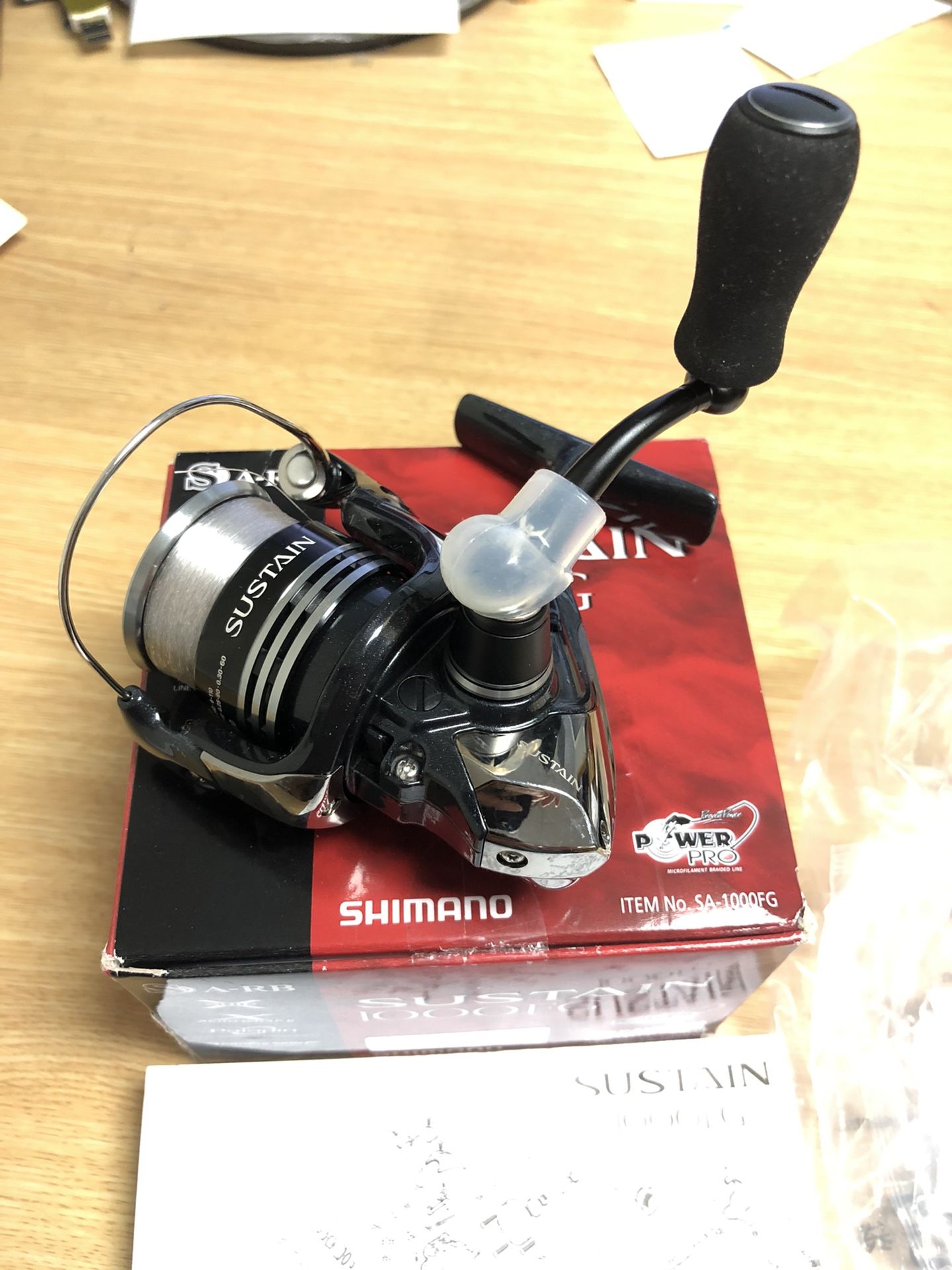 Shimano Sustain 1000FG Reel With Seaguar 4lb