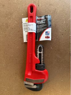 RIDGID Heavy Duty Pipe Wrench 10”