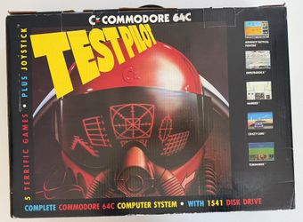 Vintage Commodore 64C “Test Pilot” Complete Computer System – Working – Boxed 🚨