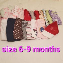 Baby Clothes Size 6-9 Months