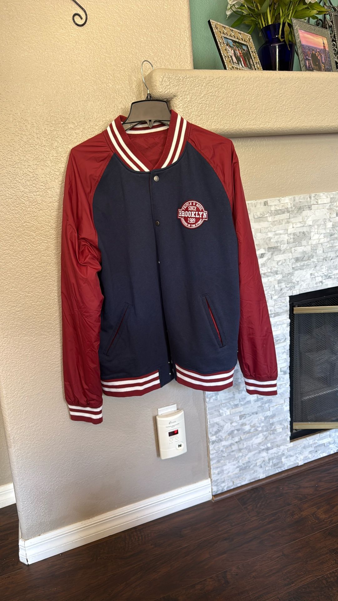 Men’s Reversible Baseball Style Jacket