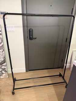 Rolling Clothing Rack