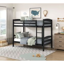 Bunk Bed Twin Twin Black finish. New Especial price 
