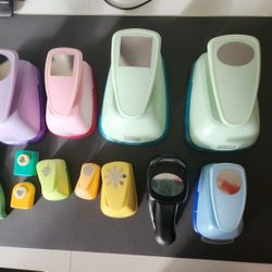 Lot Of 12 Paper Craft Punches