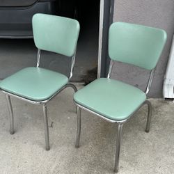 Retro 1950s Diner Chairs (x2)