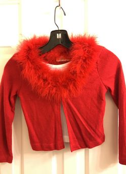 Girls sweater with attached shirt size 6x