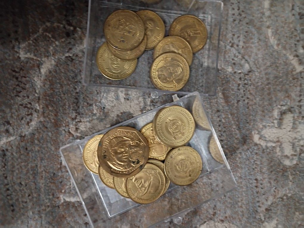 Baseball and Football Coins