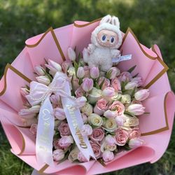 Mixed Rose Bouquet Ramo Buchon Rosas 