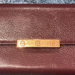 Cartier Bordeaux Wallet