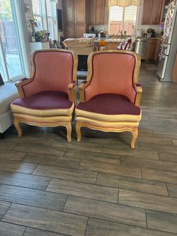 Pair of French Provincial Accent Chairs
