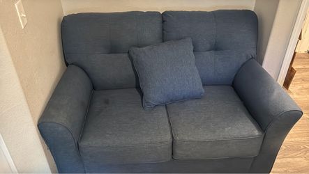 Loveseat with Accent Pillow-Pickup only