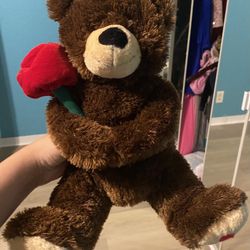 Teddy Bear With Rose