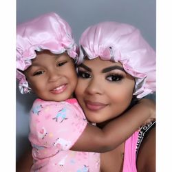 Silk Bonnet For Mommy And Me 