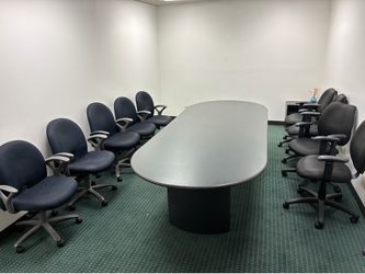 Conference/Meeting Room Table w/10 chairs
