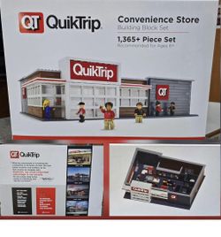 QuikTrip Convenience Store Building Block Set 1,365+ pcs
