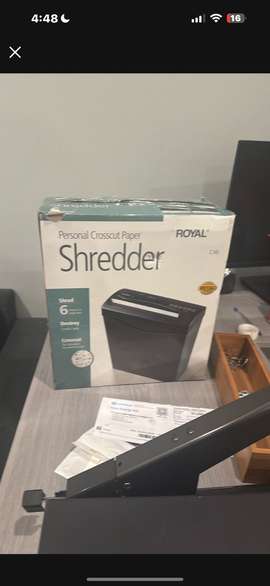 paper shredder