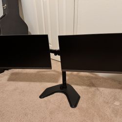 21” Dual Samsung Monitor Setup With Stand