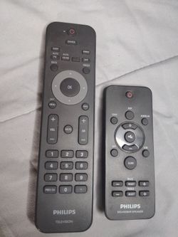 Philips TV /sound bar  remote control $20 cash or both for $30
