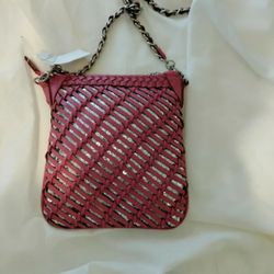 Leather Purse with Sequin In The Lining (Small)