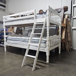 Twin Bunk Bed And Mattress 