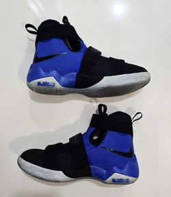 Nike LeBron Zoom Soldier 10 852419-004 New Blk/Blue 2016