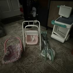 Free Kid Toy Stroller And Baby Seat